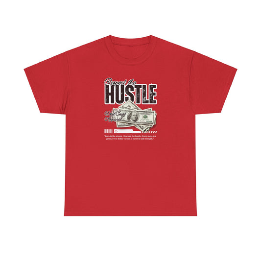 Respect the Hustle with Money Unisex Heavy Cotton Tee