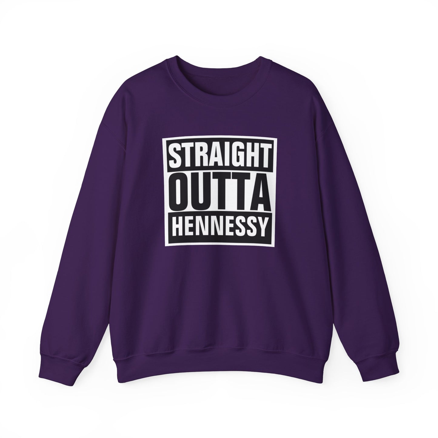 Staight Outta Hennessey Unisex Heavy Blend™ Crewneck Sweatshirt