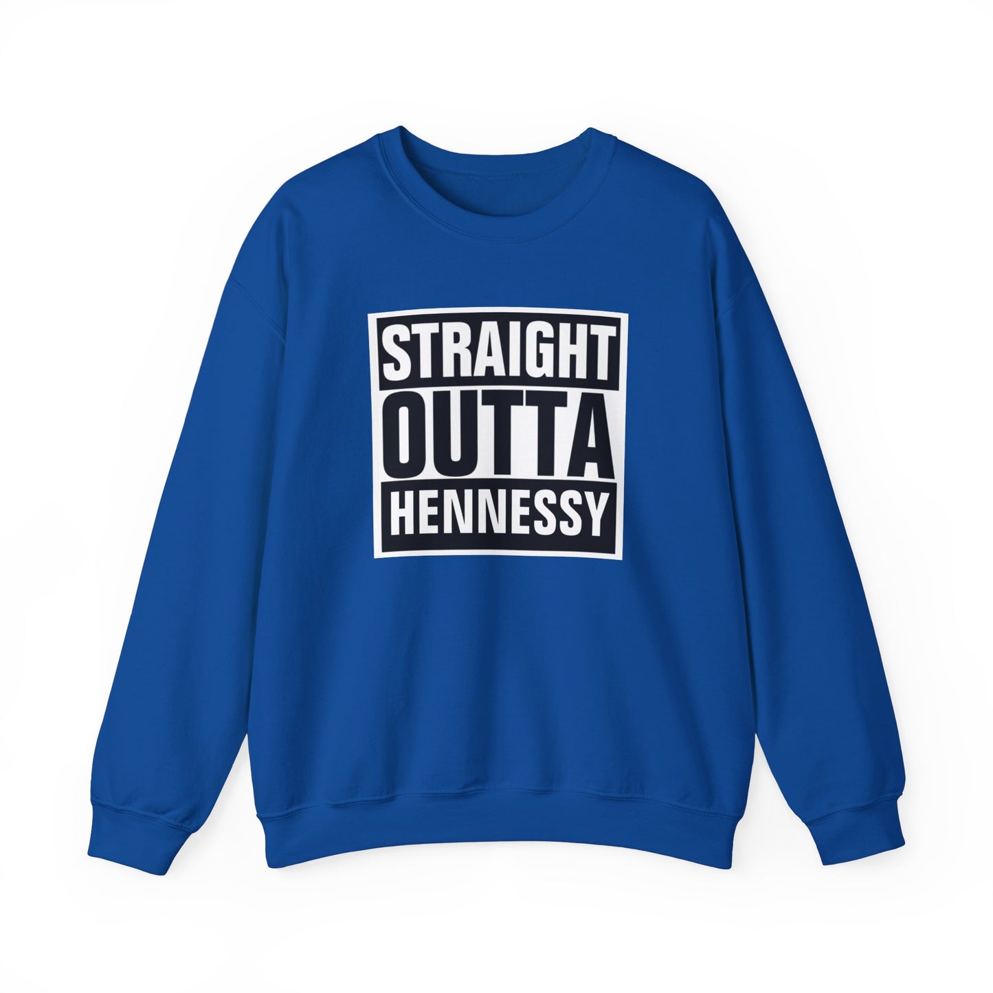 Staight Outta Hennessey Unisex Heavy Blend™ Crewneck Sweatshirt