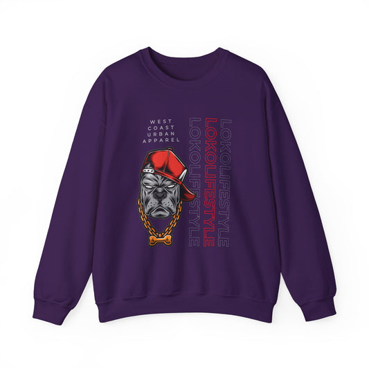 Hip Hop Pitbull Unisex Sweatshirt Lokolifestyle Crewneck