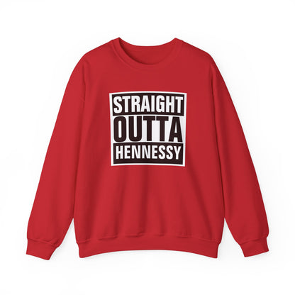 Staight Outta Hennessey Unisex Heavy Blend™ Crewneck Sweatshirt