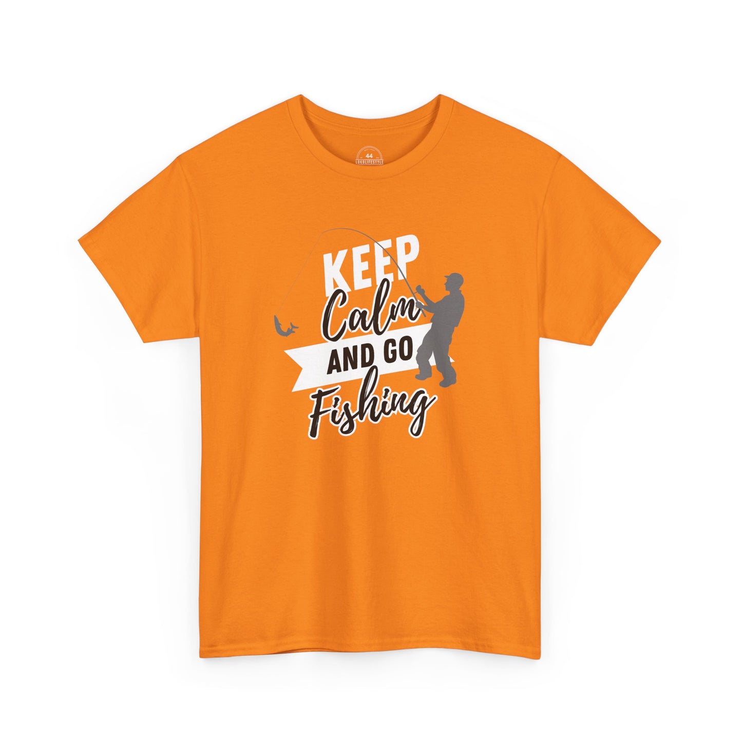 Keep Calm and Go Fishing Graphic Tee