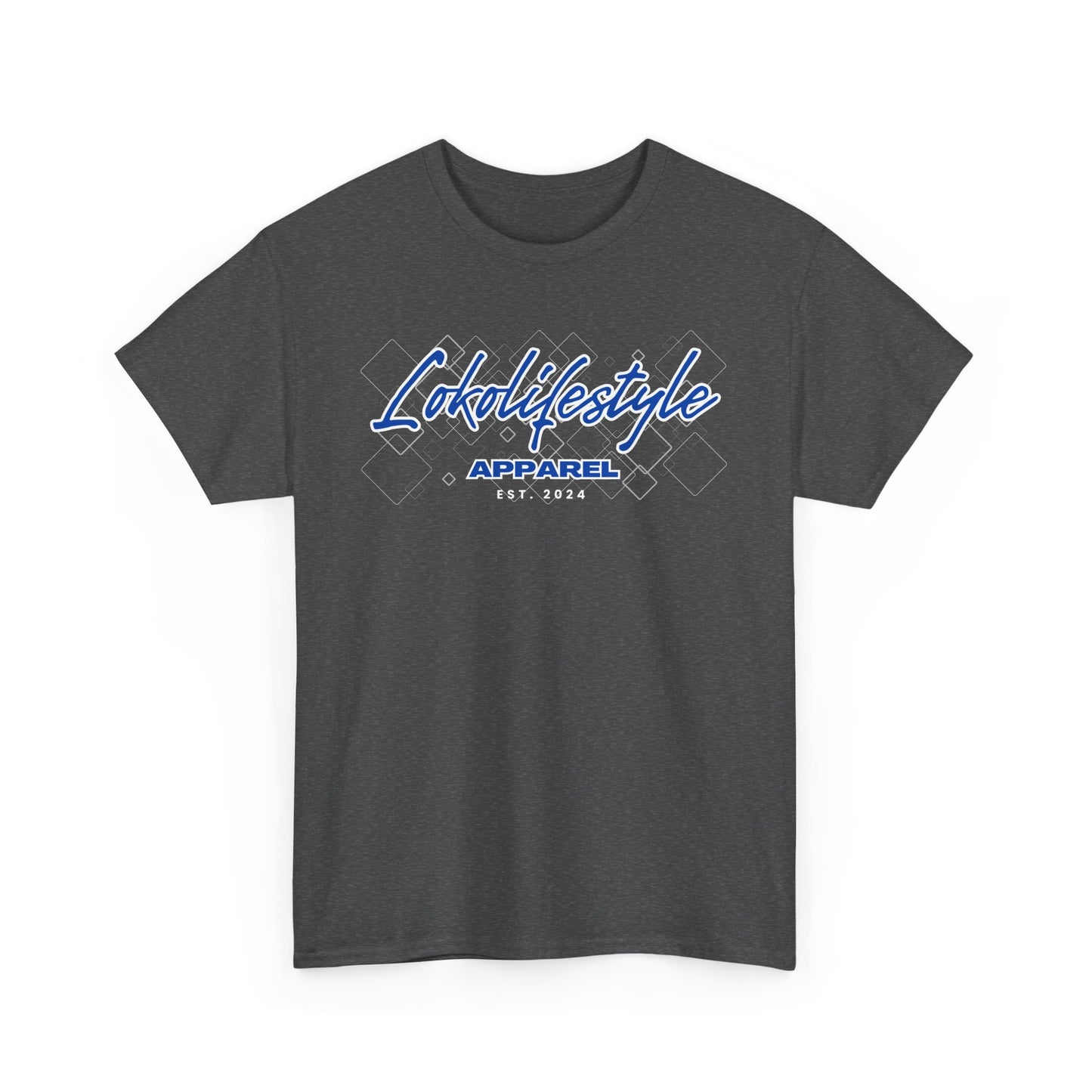 Lokolifestyle Royal Blue White Apparel Tee